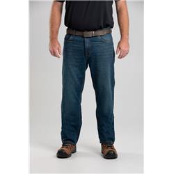 Picture of Berne P422SWD30300 Mens Relaxed Fit 1915 Collection 5 Pocket Jean&#44; Stone Wash Dark - Size 30