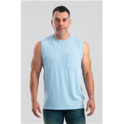 BSM35CARR360 Men Lightweight Performance Sleeveless T-Shirt, Carolina - Small