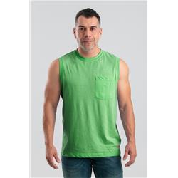 BSM35LMR440 Men Lightweight Performance Sleeveless T-Shirt, Lime - Large