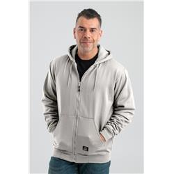 SZ102GYR400 Mens Heritage Thermal Lined Hooded Sweatshirt, Grey - Medium