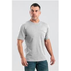 BSM41GYT680 Mens WorkVent Performance Short Sleeve T-Shirt, Grey - 6XL
