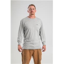 BSM42GYR480 Men WorkVent Performance Short Sleeve T-Shirt, Grey - Extra Large