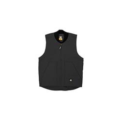 V812BKR640 Workmans Duck Vest, Black - 5XL