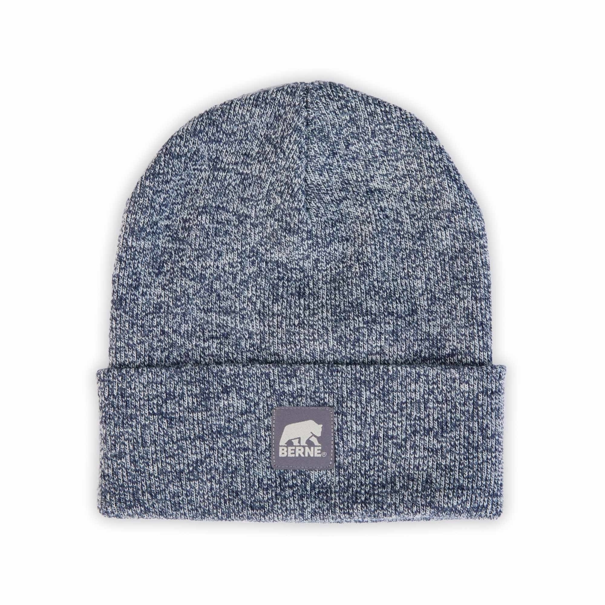 H150BLWR400 Heritage Knit Cuff Beanie, Blue White - One Size
