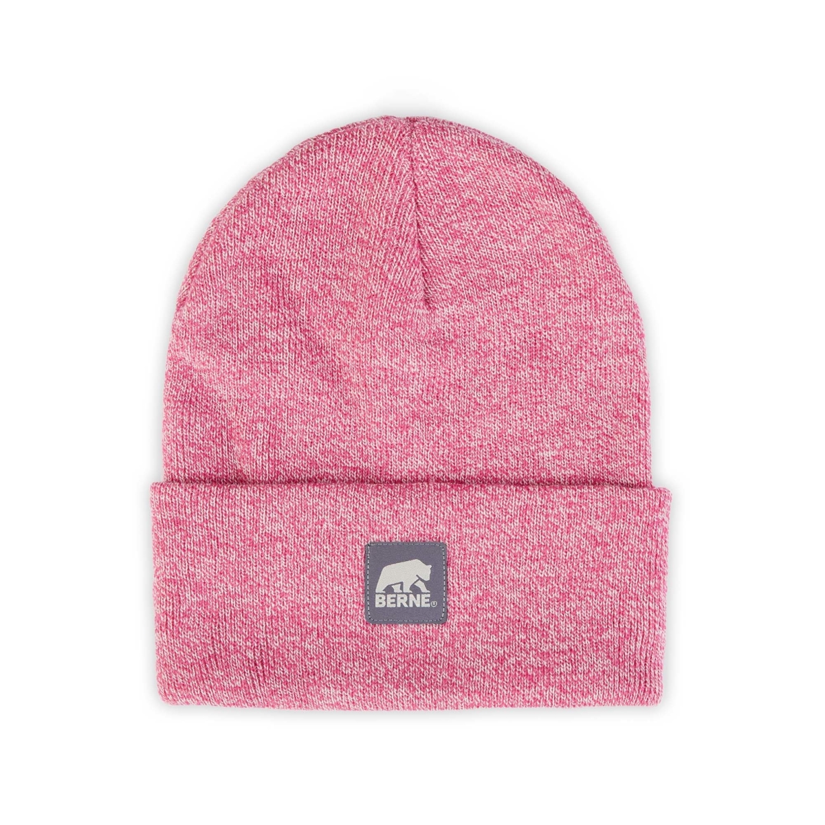 H150MAWR400 Heritage Knit Cuff Beanie, Magenta White - One Size