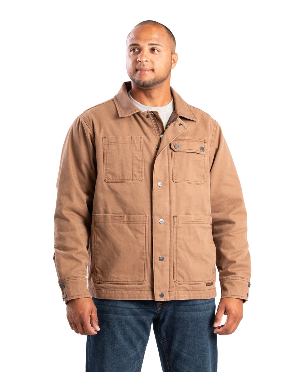 CH378DWT520 Vintage Washed Duck Chore Coat, Driftwood - 2XL
