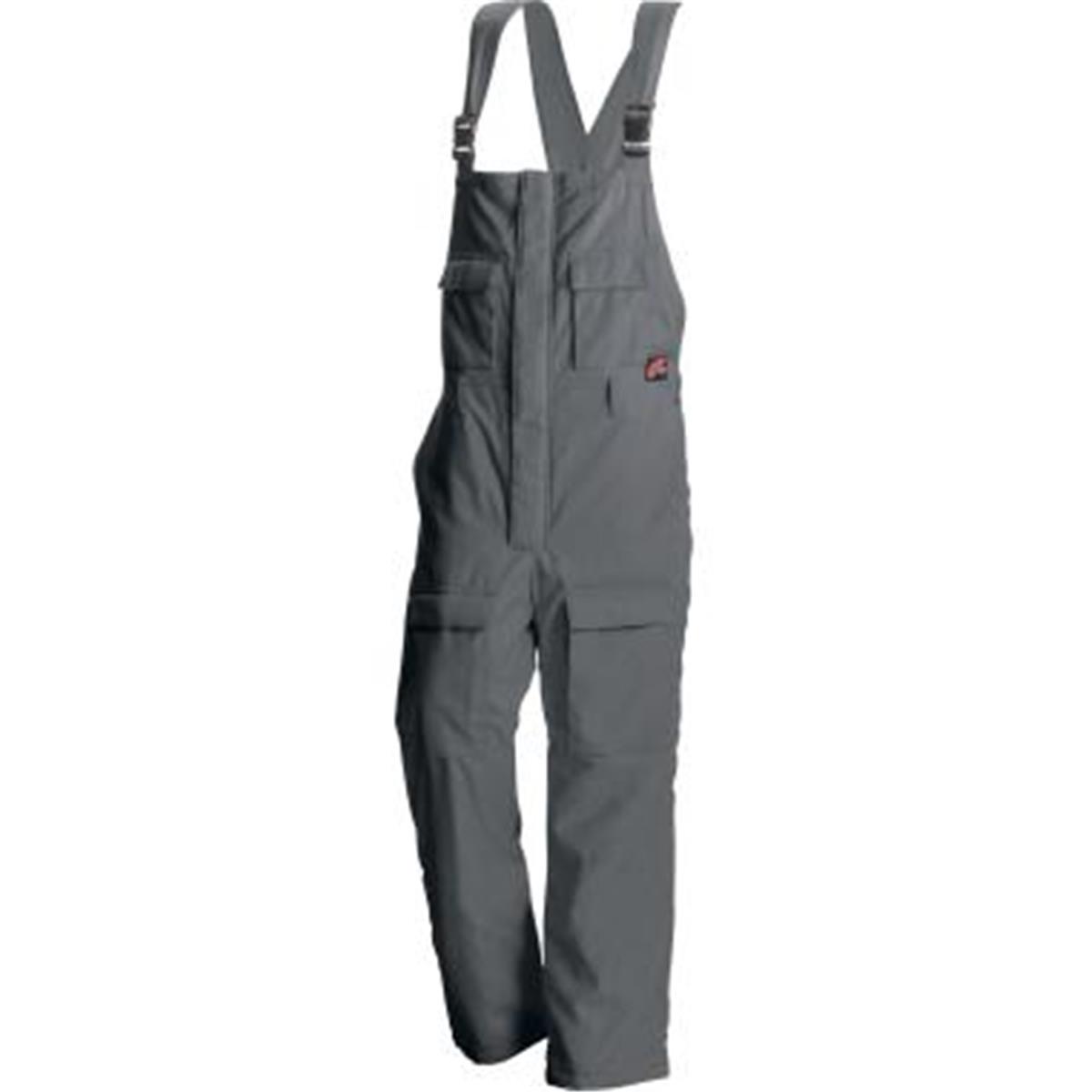 Short Ladies Washed Insulated Bib, Titanium - Medium