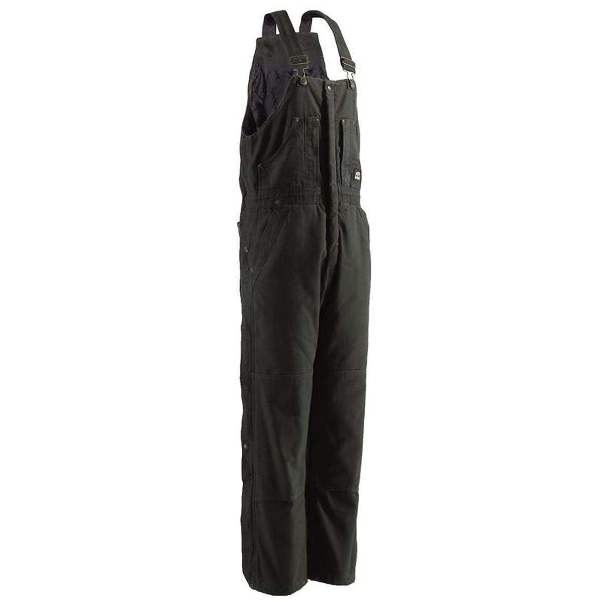 Regular Original Washed Insulated Bib Overall, Black - Large