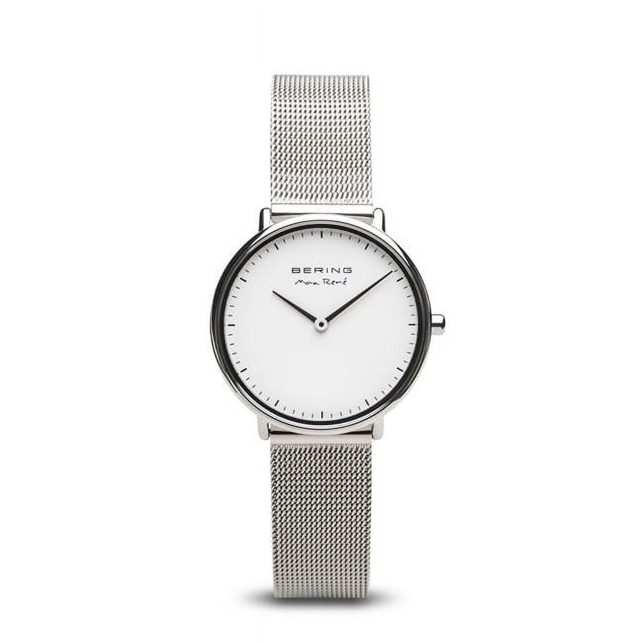 Picture of Bering 15730-004 Female Max Rene Polished Silver Mesh Watch