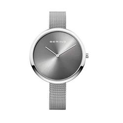 Picture of Bering 12240-009 Women Classic Mesh Watch with Grey Dial