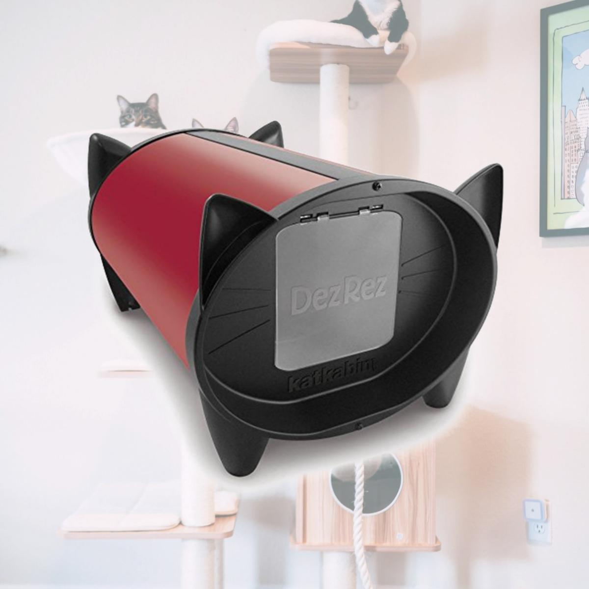Picture of Brinsea Products KKZR KatKabin DezRez Outdoor Cat House, Scarlet Red