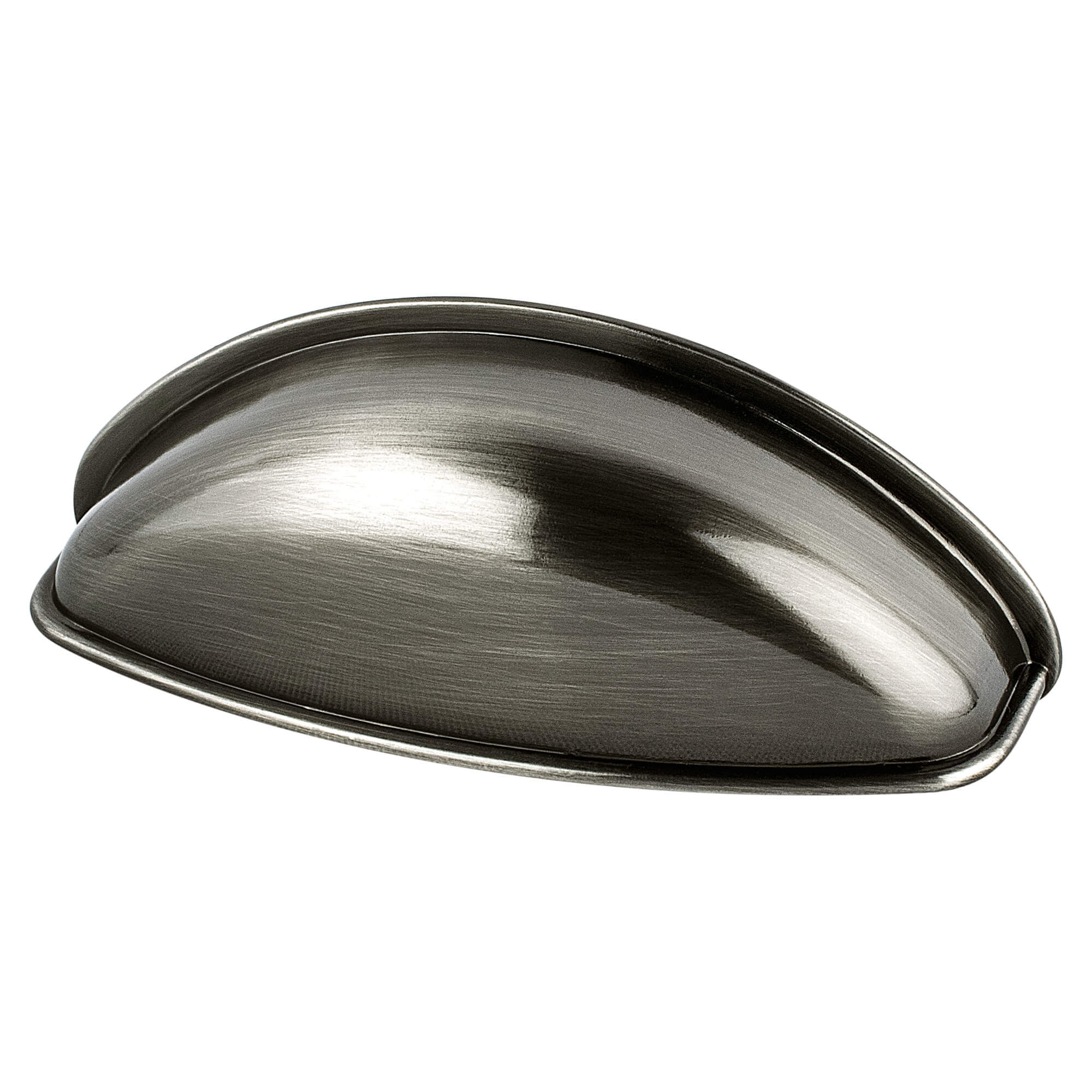 64 mm CC Euro Moderno Cup Pull with Brushed Black Nickel