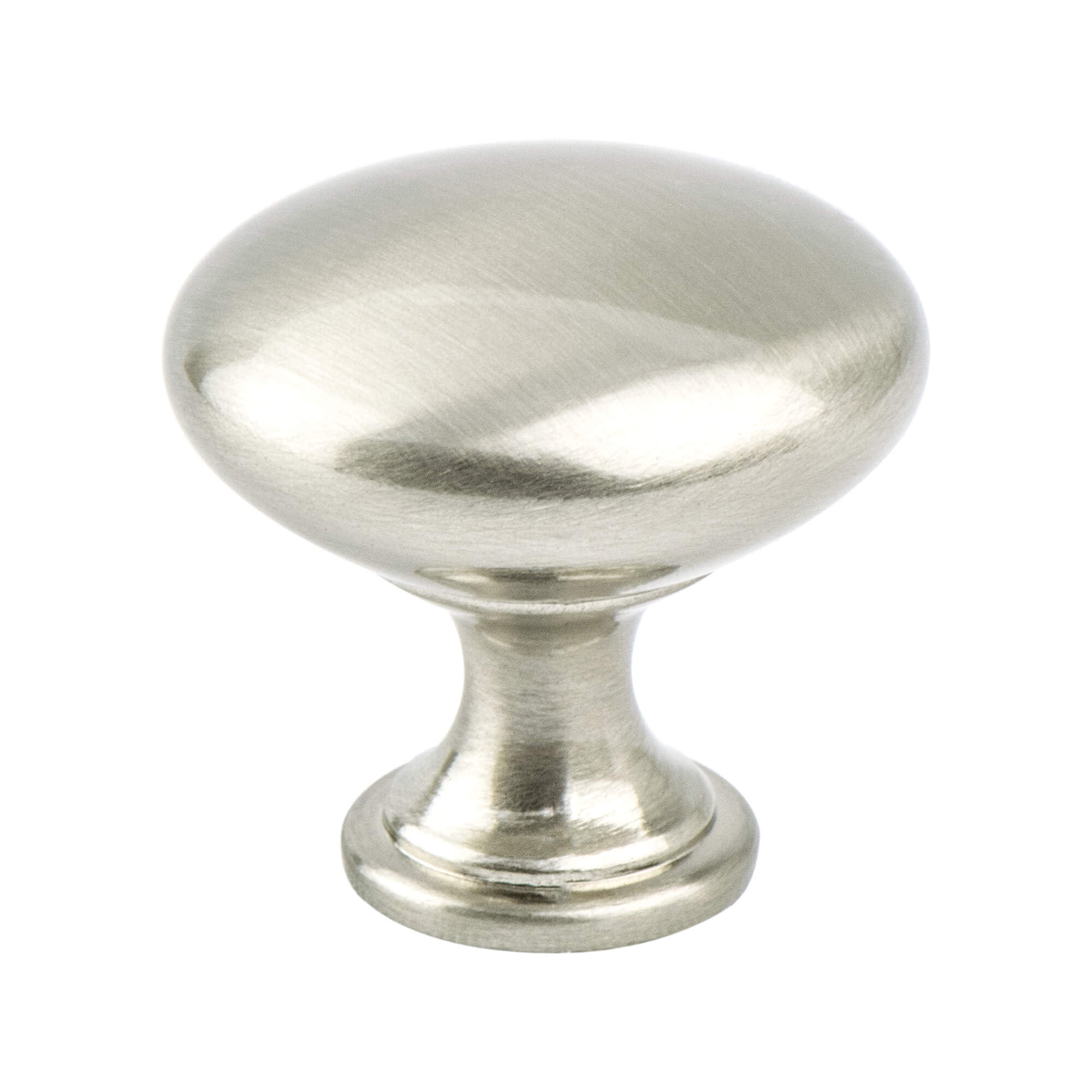 Euro Moderno Knob with Brushed Nickel