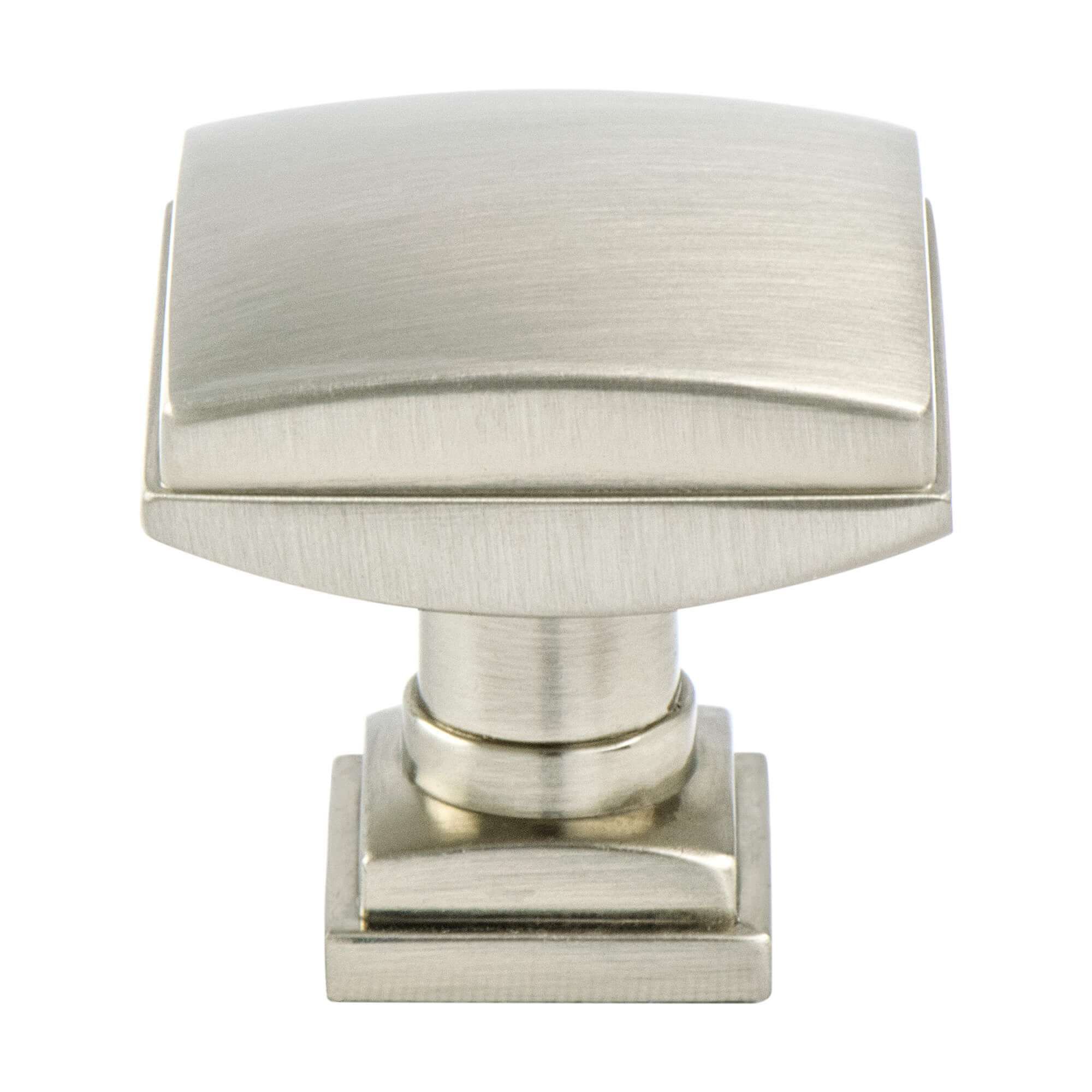 Tailored Traditional Knob with Brushed Nickel