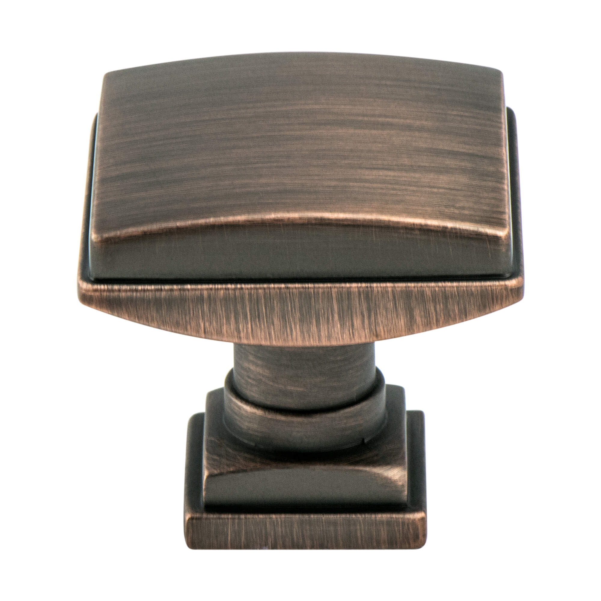 1.25 in. dia. Tailored Traditional Knob with Verona Bronze