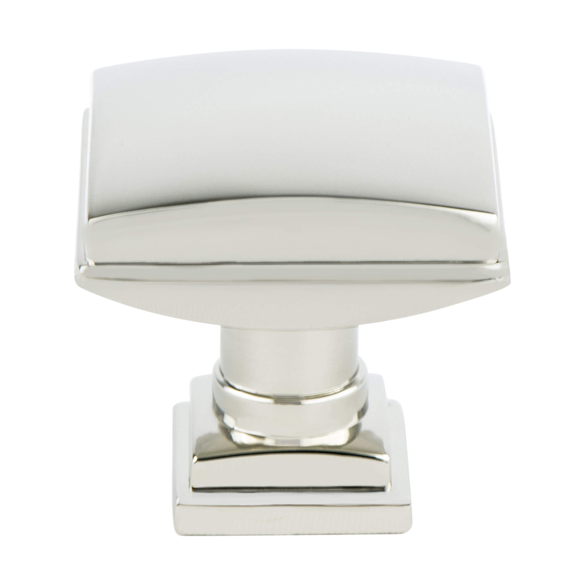 1.25 in. dia. Tailored Traditional Knob with Polished Nickel