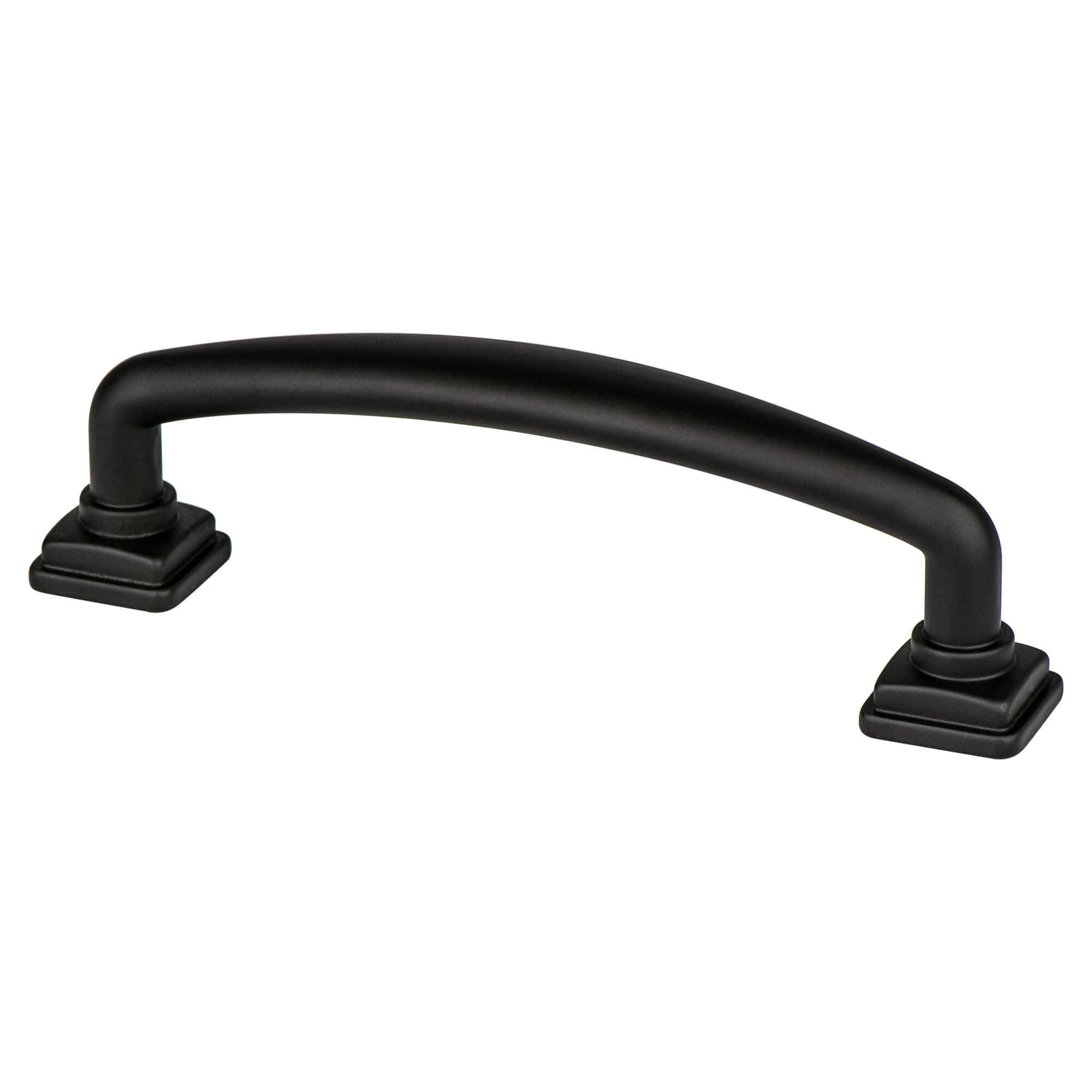 Berenson 1281-1055-P 96 mm CC Tailored Traditional Pull with Matte Black