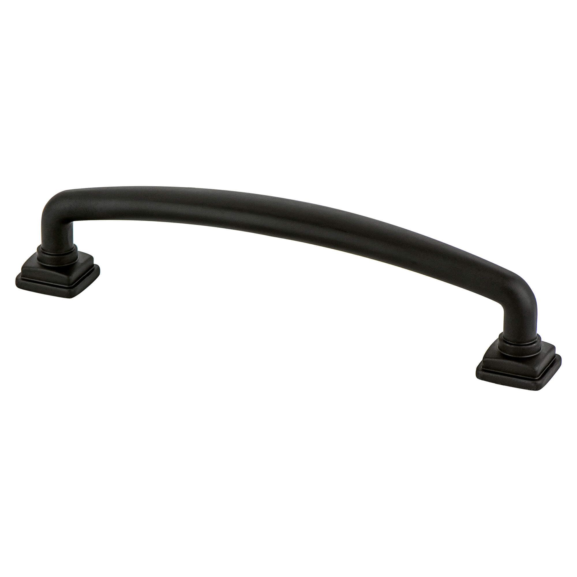 Berenson 1287-1055-P 128 mm CC Tailored Traditional Pull with Matte Black