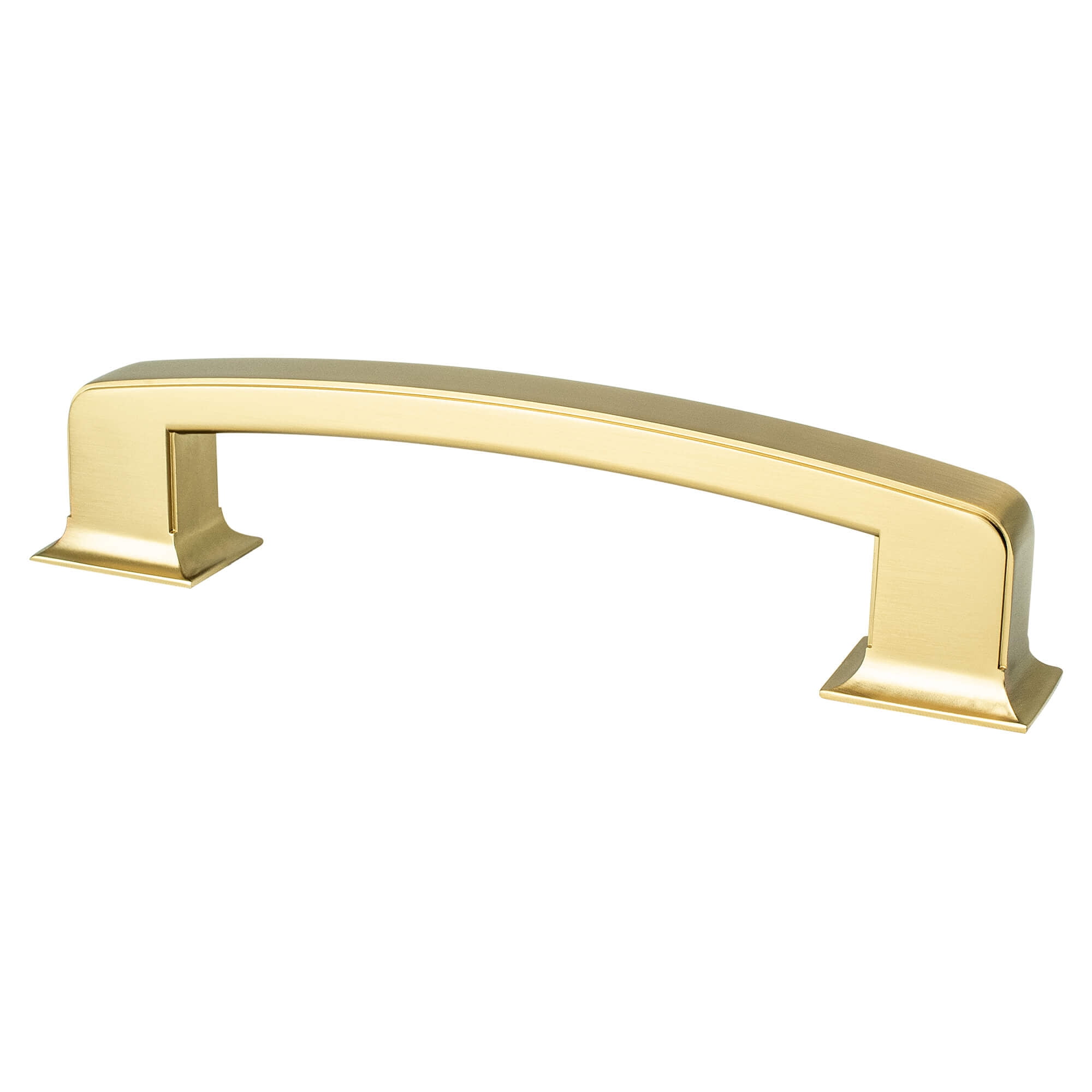 2155-1MDB-P 6 in. Hearthstone Pull - Modern Brushed Gold