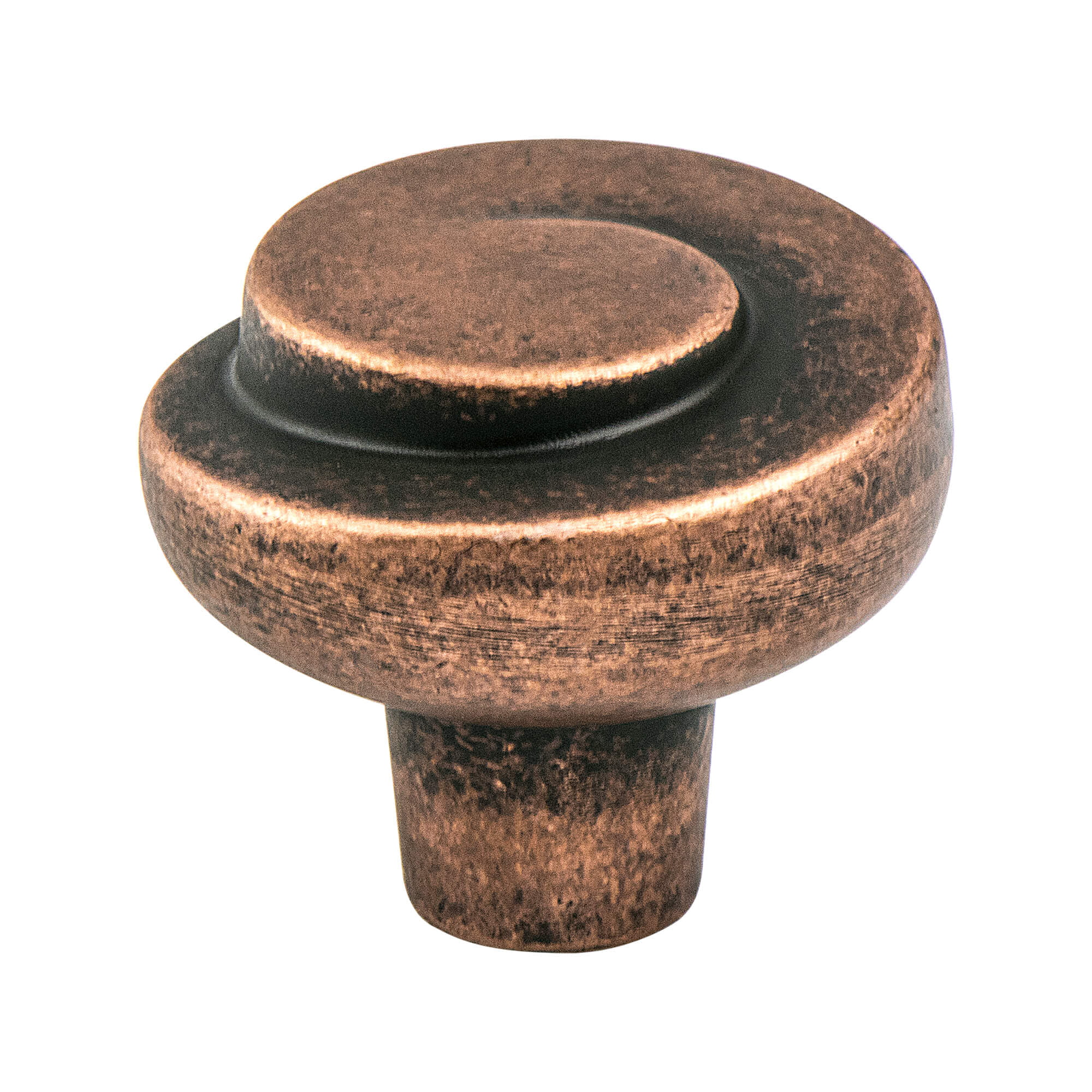 1.187 in. dia. Sonata Knob with Rustic Copper