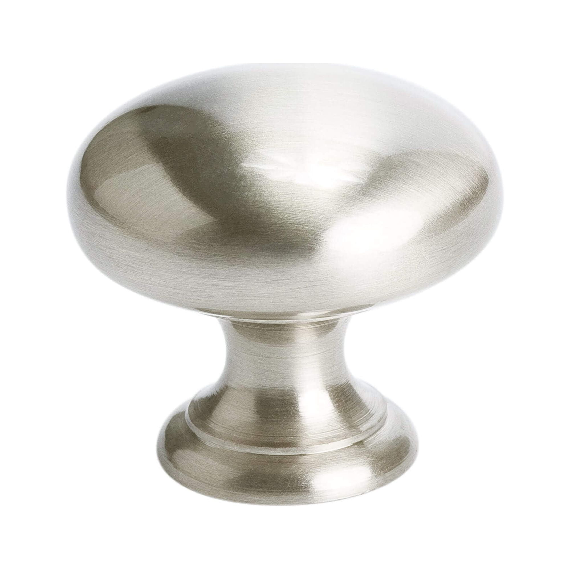 Plymouth Round Knob - Brushed Nickel