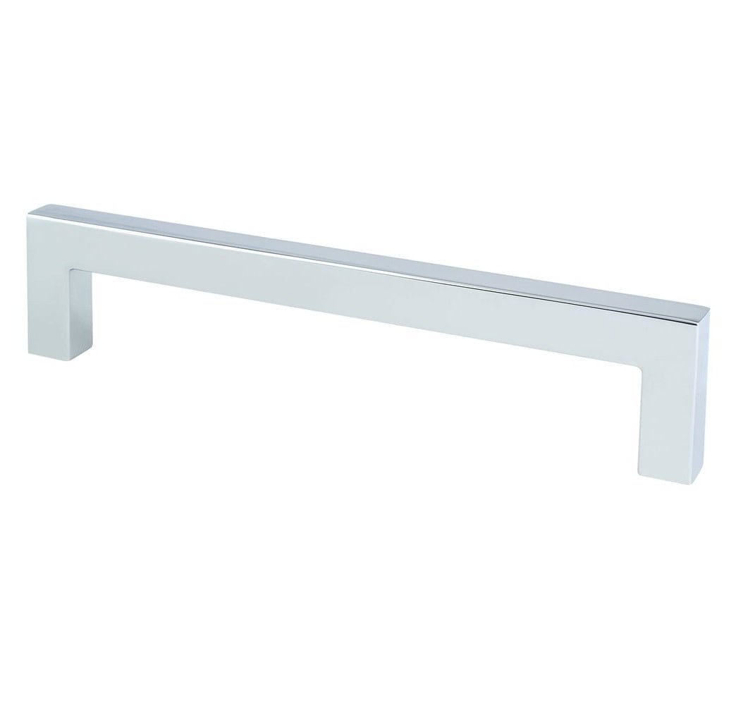9013-4026-P 5 in. Advantage One Square Pull, Polished Chrome