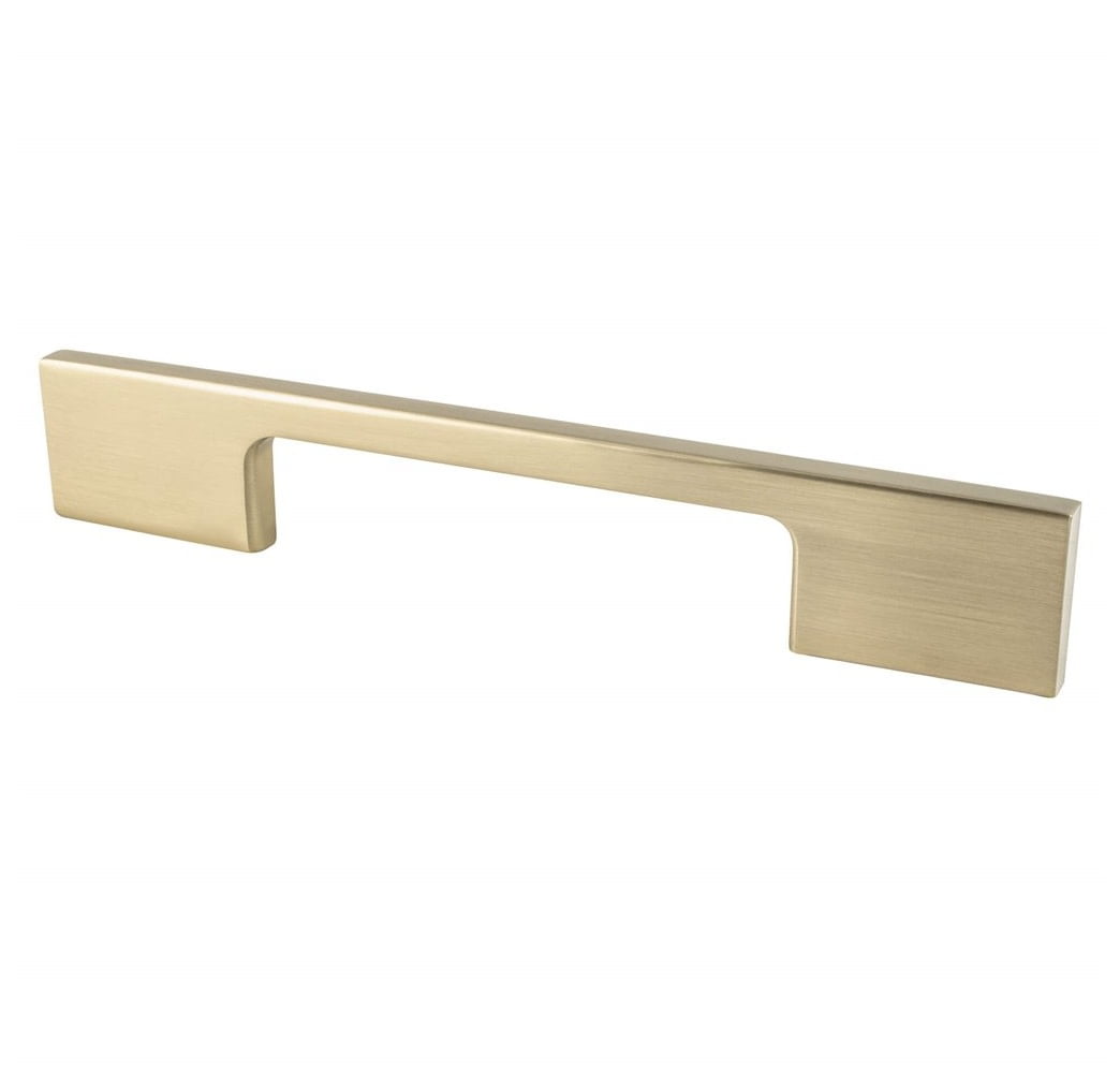 9033-40CZ-P 96 mm Contemporary Advantage Two CC Champagne Rectangle Pull