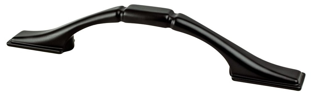 3 in. Traditional Advantage One CC Matte Black Squared End Pull