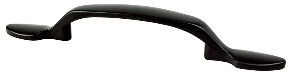 9186-1055-P 3 in. Traditional Advantage Two CC Matte Black Spade End Pull