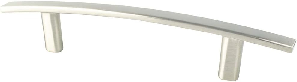 9171-1BPN-P 96 mm Transitional Advantage One CC Brushed Nickel Bow Pull