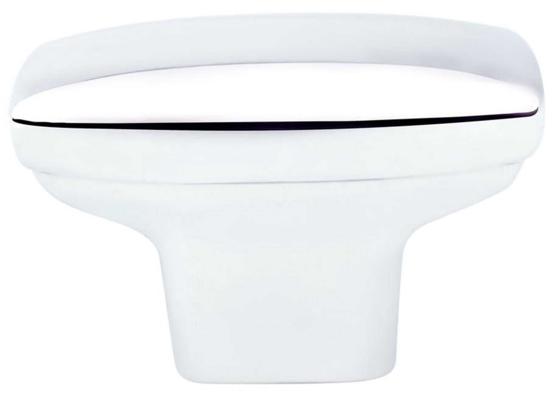 9182-1026-P Transitional Advantage One Polished Chrome Rounded Rectangle Knob