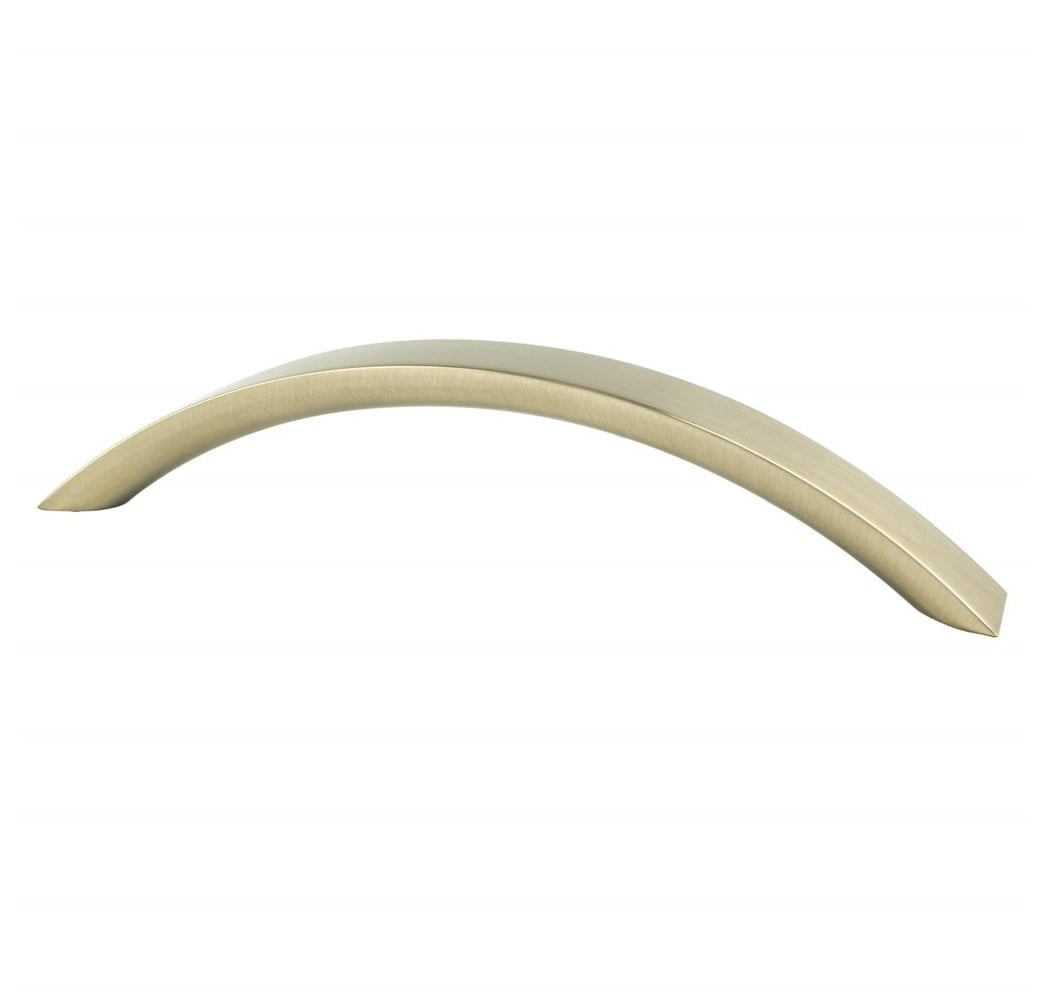 128 mm Contemporary Advantage Four CC Champagne Flat Arch Pull