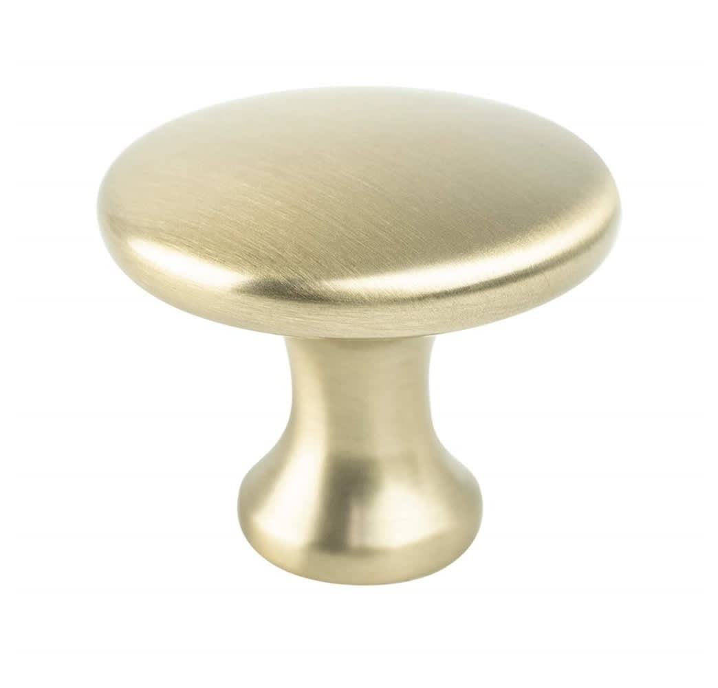 Contemporary Advantage Five Champagne Narrow Round Knob
