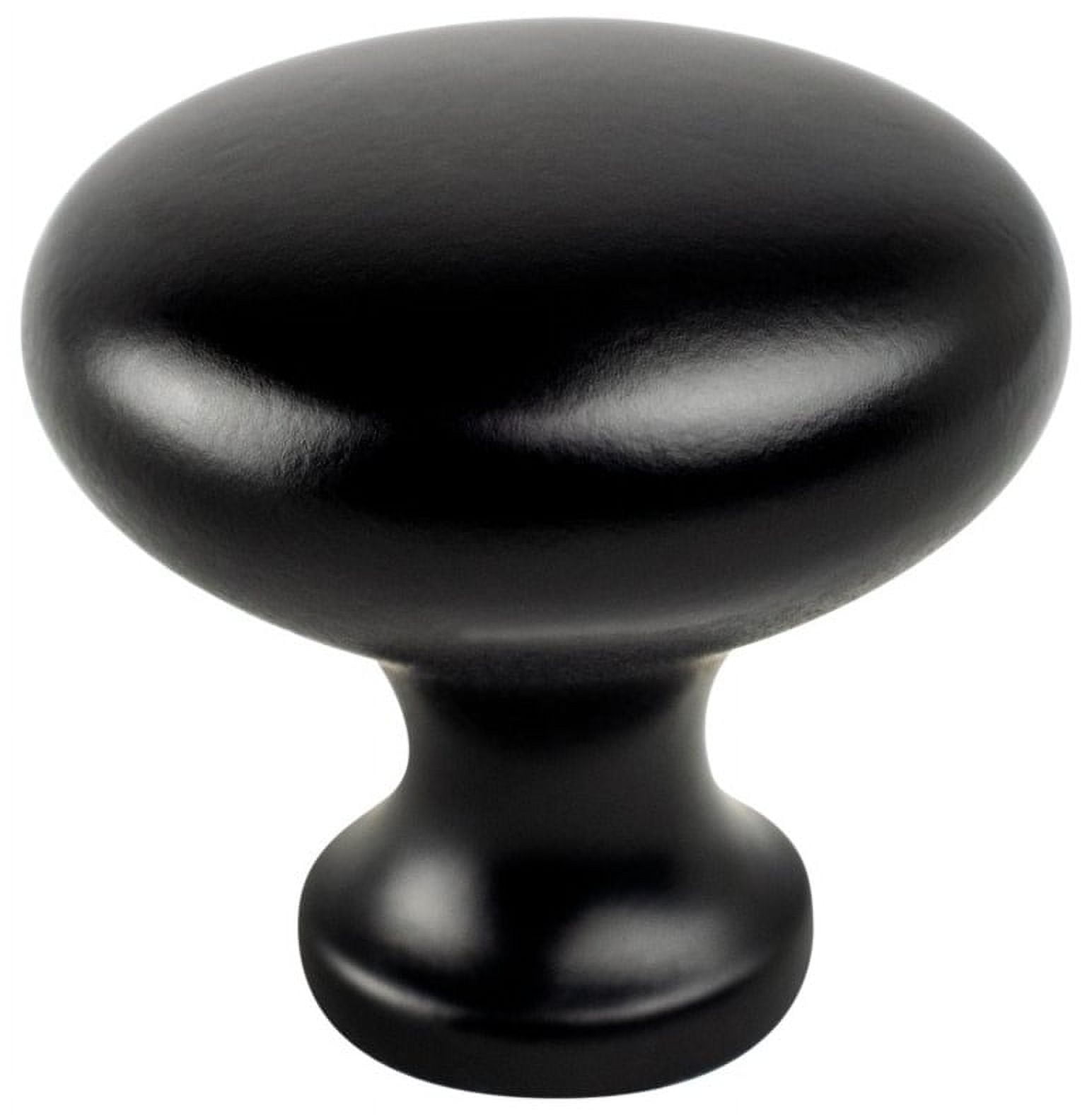 9132-1055-P Traditional Advantage Four Matte Black Mushroom Knob