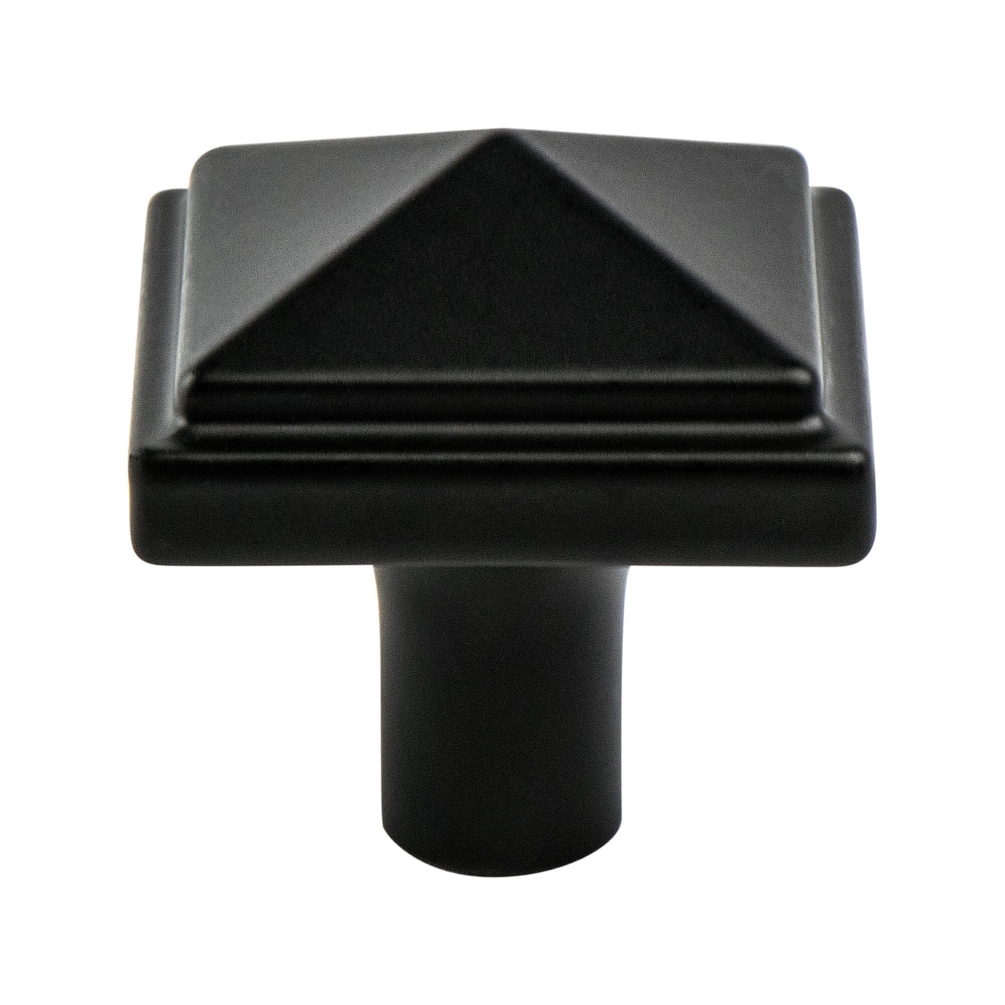 1.187 in. dia. Rhapsody Knob with Satin Black