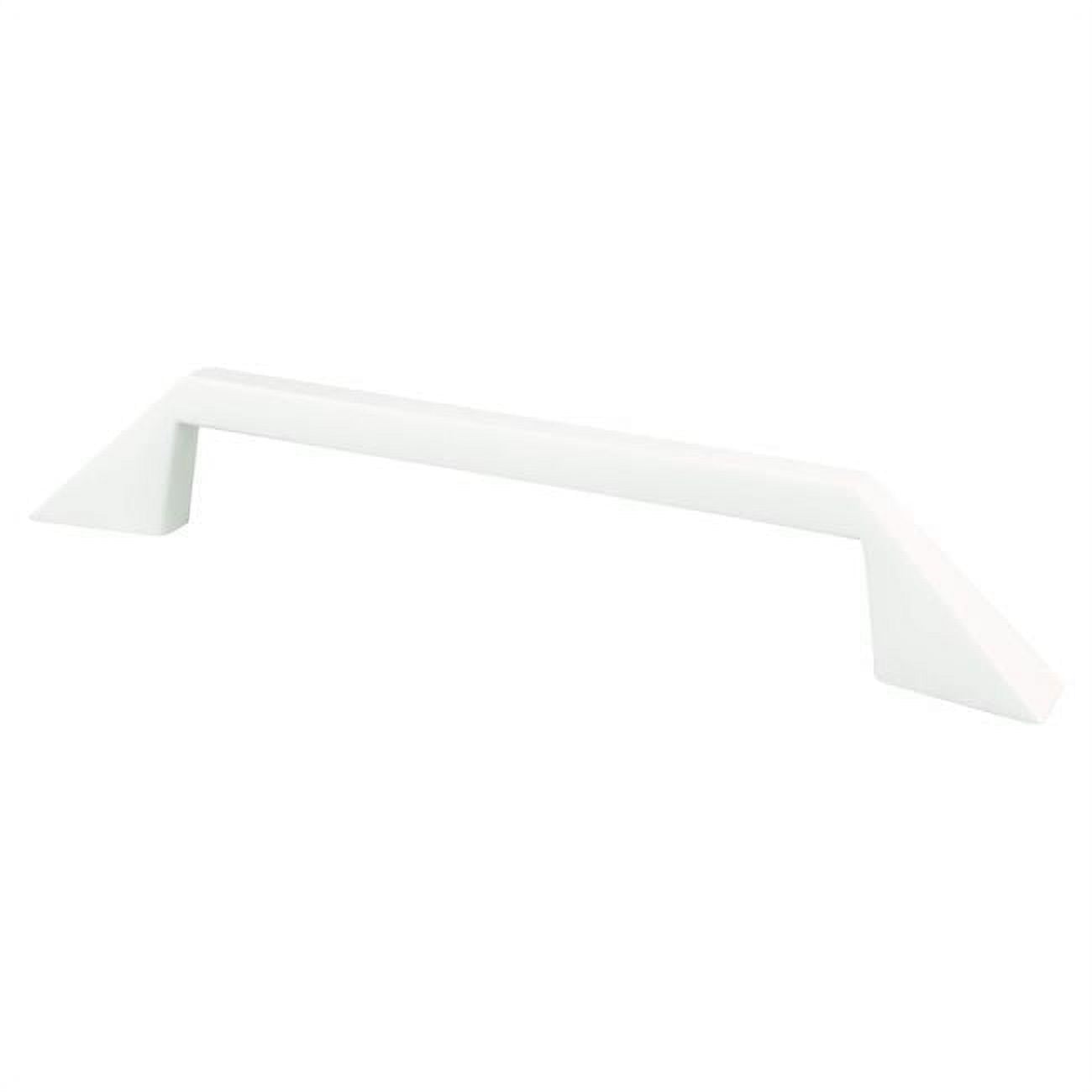 128 mm Center to Center Right Cabinet Pull, White