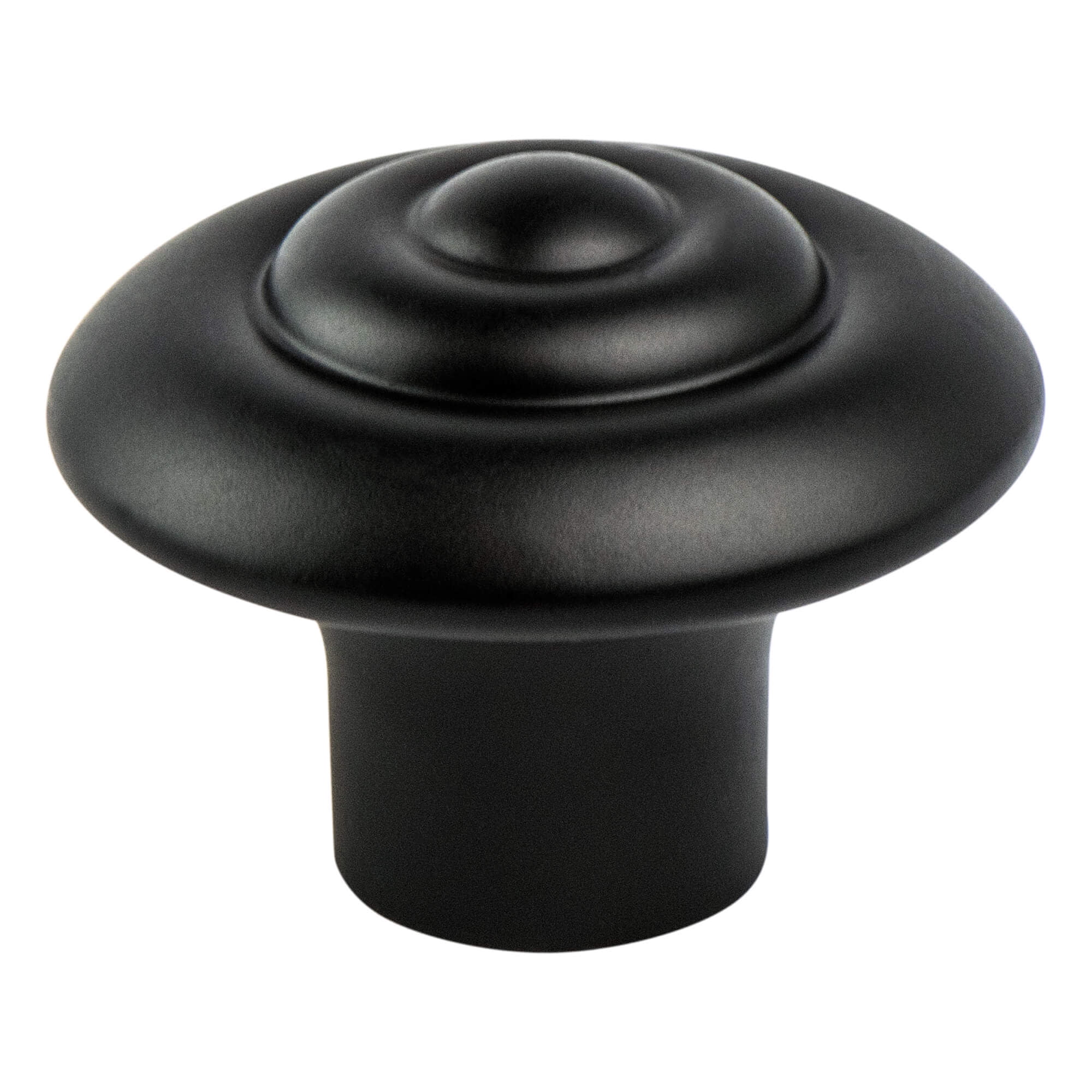 1.25 in. dia. Rhapsody Knob with Satin Black