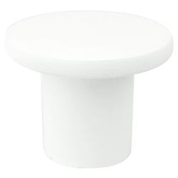Disc Knob, Large - White