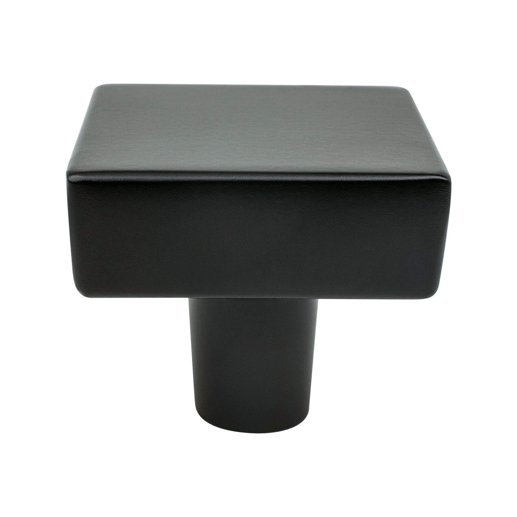 Brookridge Square Knob, Matte Black