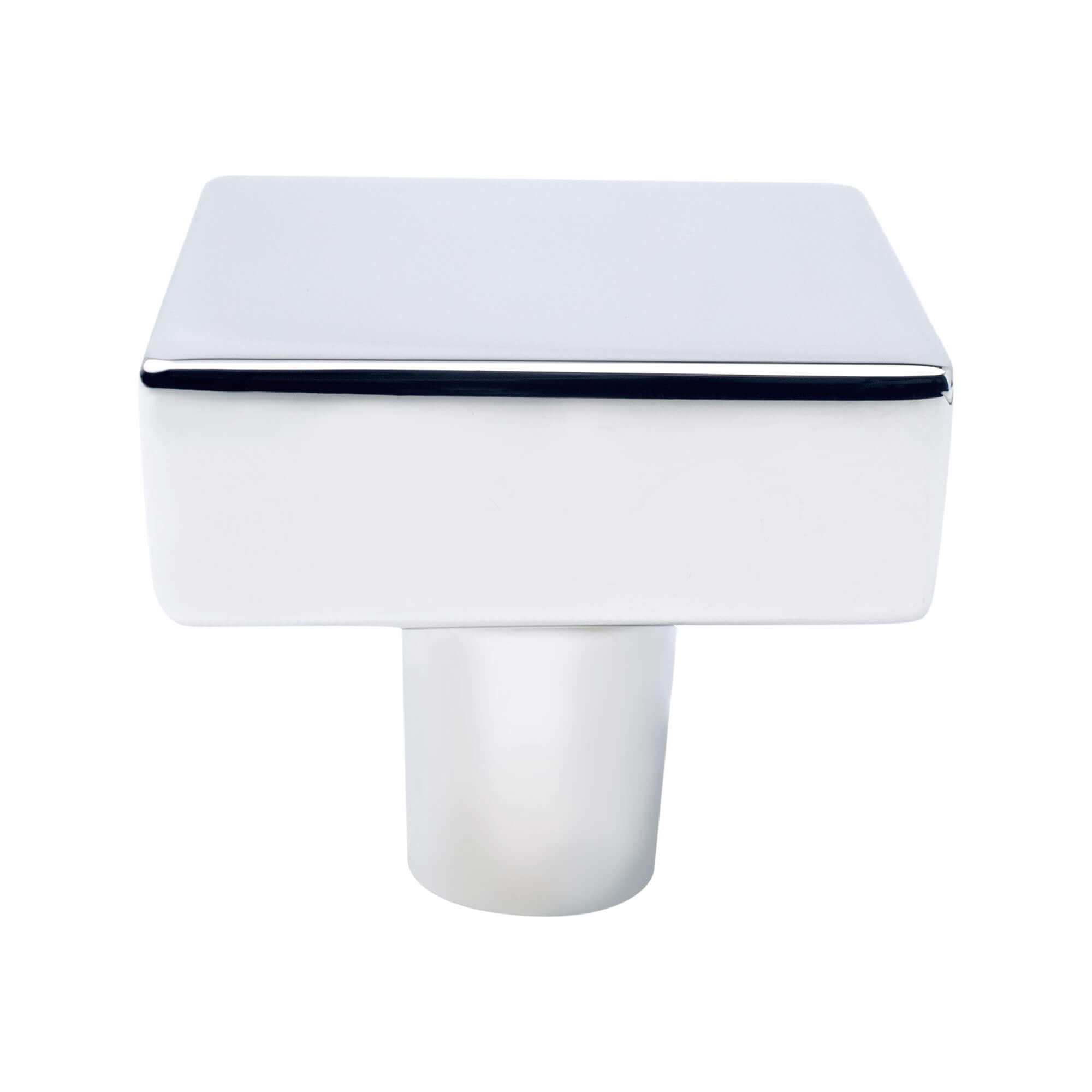 2656-1026-P Brookridge Square Knob, Polished Chrome