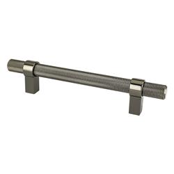 128 mm Center to Center Radial Reign Cabinet Posts Pull, Black Nickel