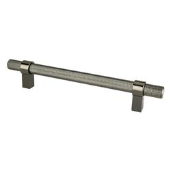 160 mm Center to Center Radial Reign Cabinet Posts Pull, Black Nickel