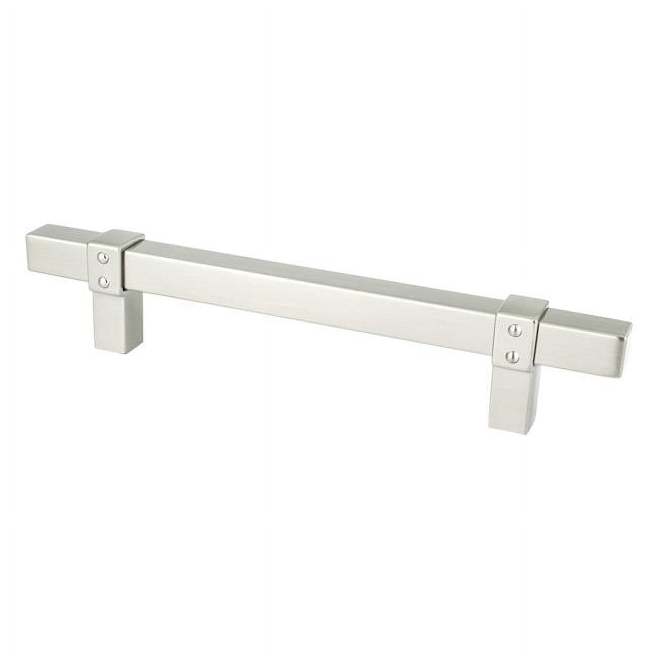 128 mm Rivet Rebel Center to Center Cabinet Pull, Brushed Nickel