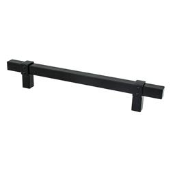 160 mm Center to Center Radial Reign Cabinet Posts Pull, Matte Black