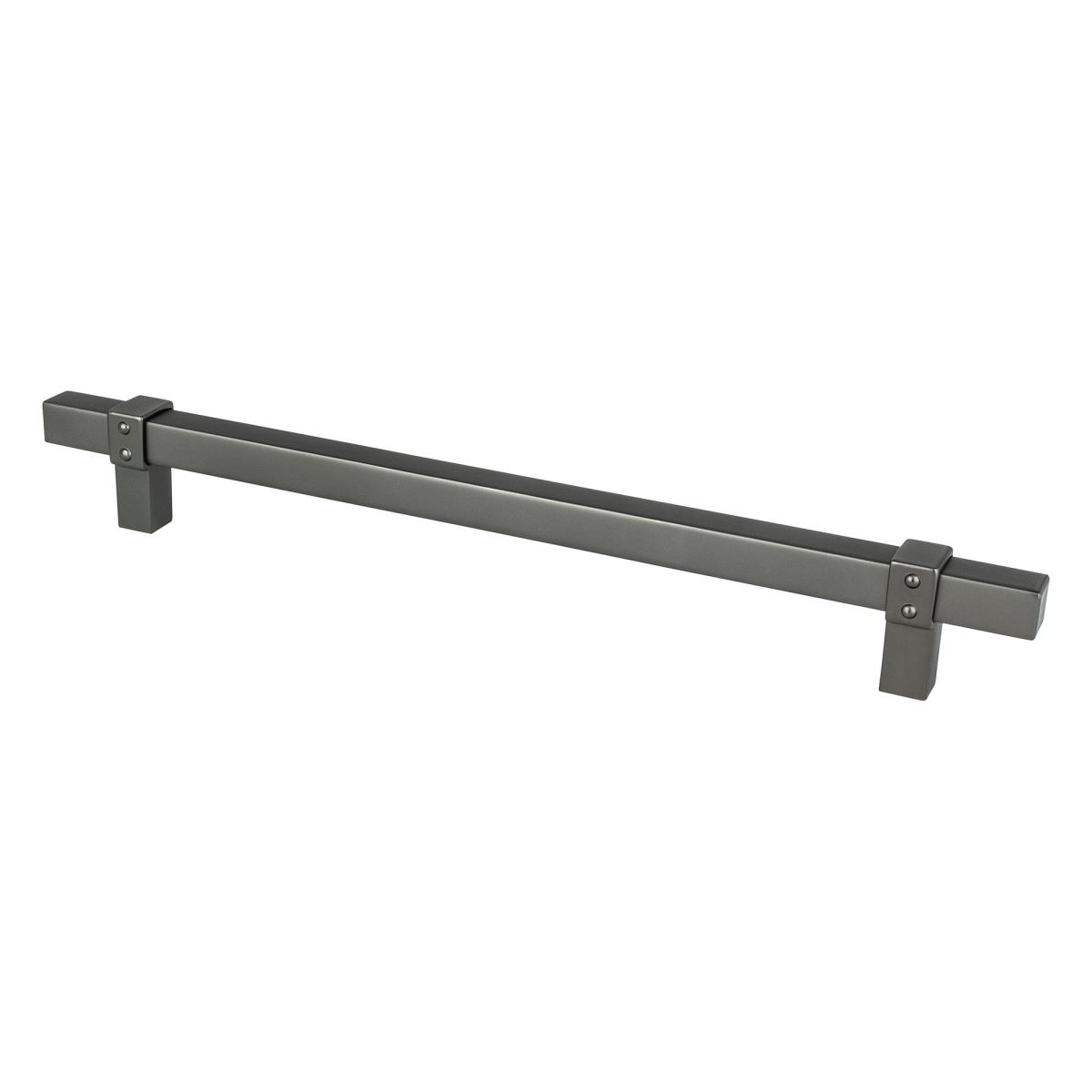224 mm Center to Center Rivet Rebel Cabinet Pull, Slate