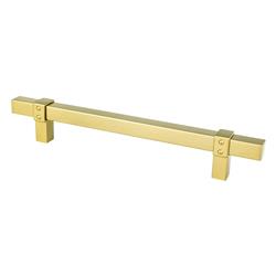 5105-4MDB-P 160 mm Center to Center Radial Reign Cabinet Posts Pull, Modern Brushed Gold