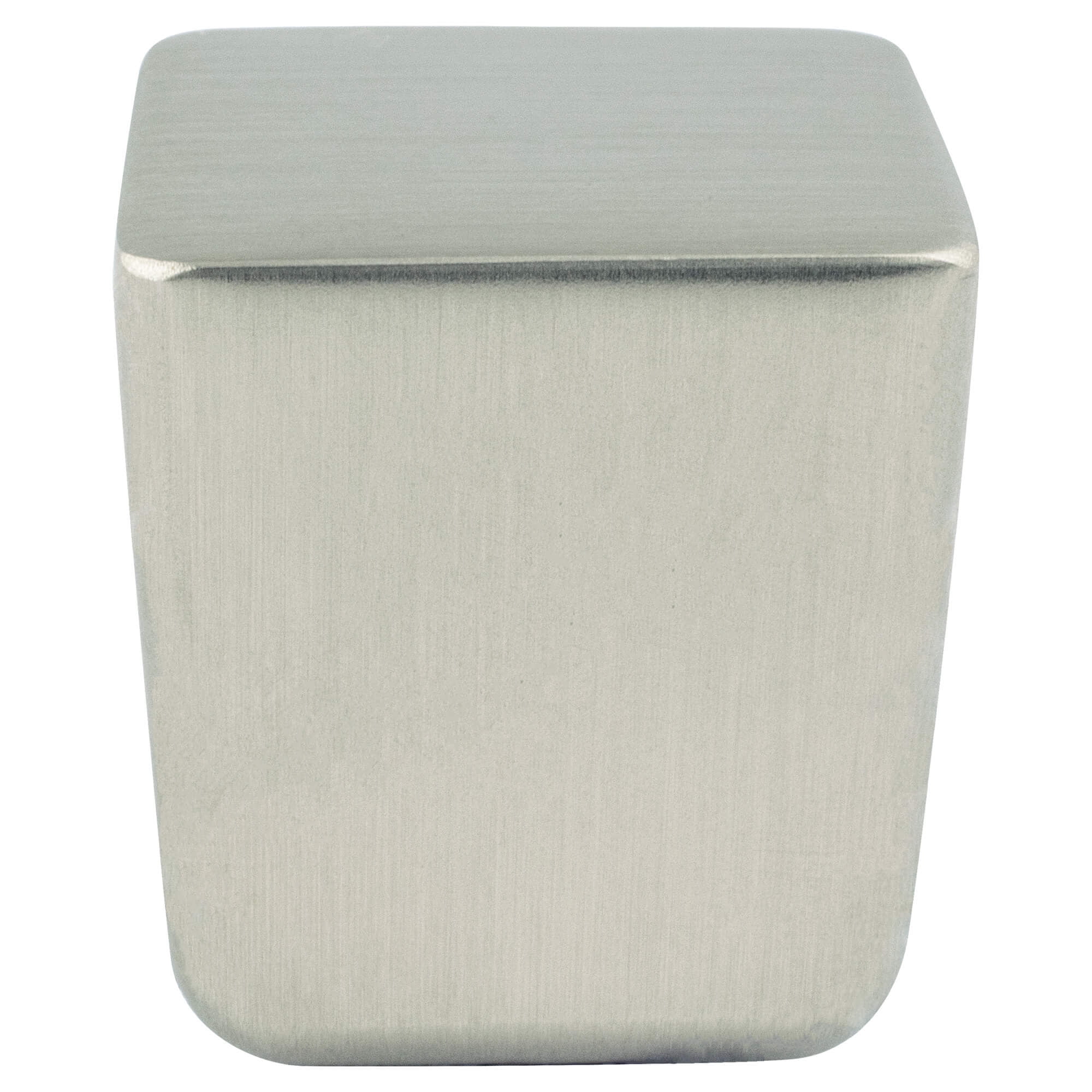 1330-1BPN-C Mini Zinc Square Knob, Brushed Nickel - Large