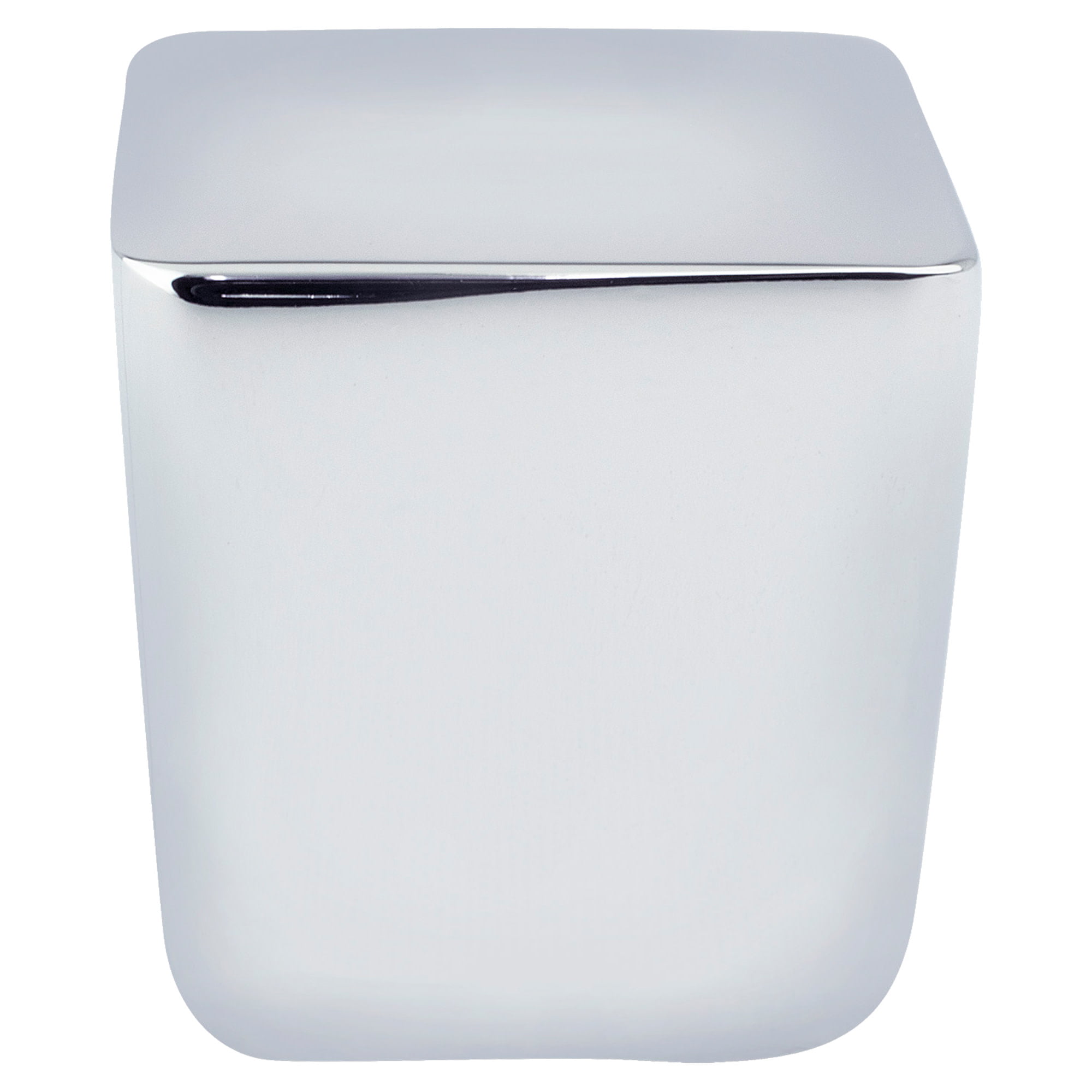 Mini Zinc Square Knob, Polished Chrome - Large