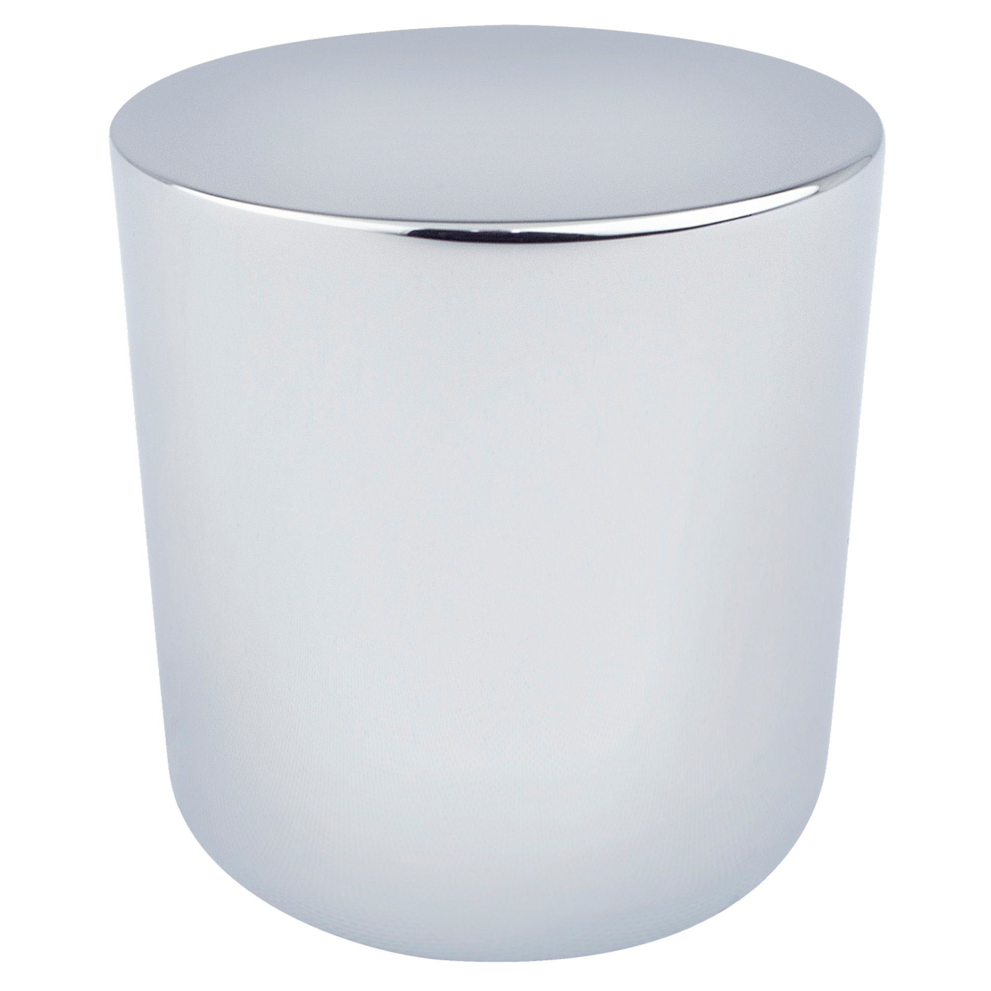 Mini Zinc Round Knob, Polished Chrome - Large