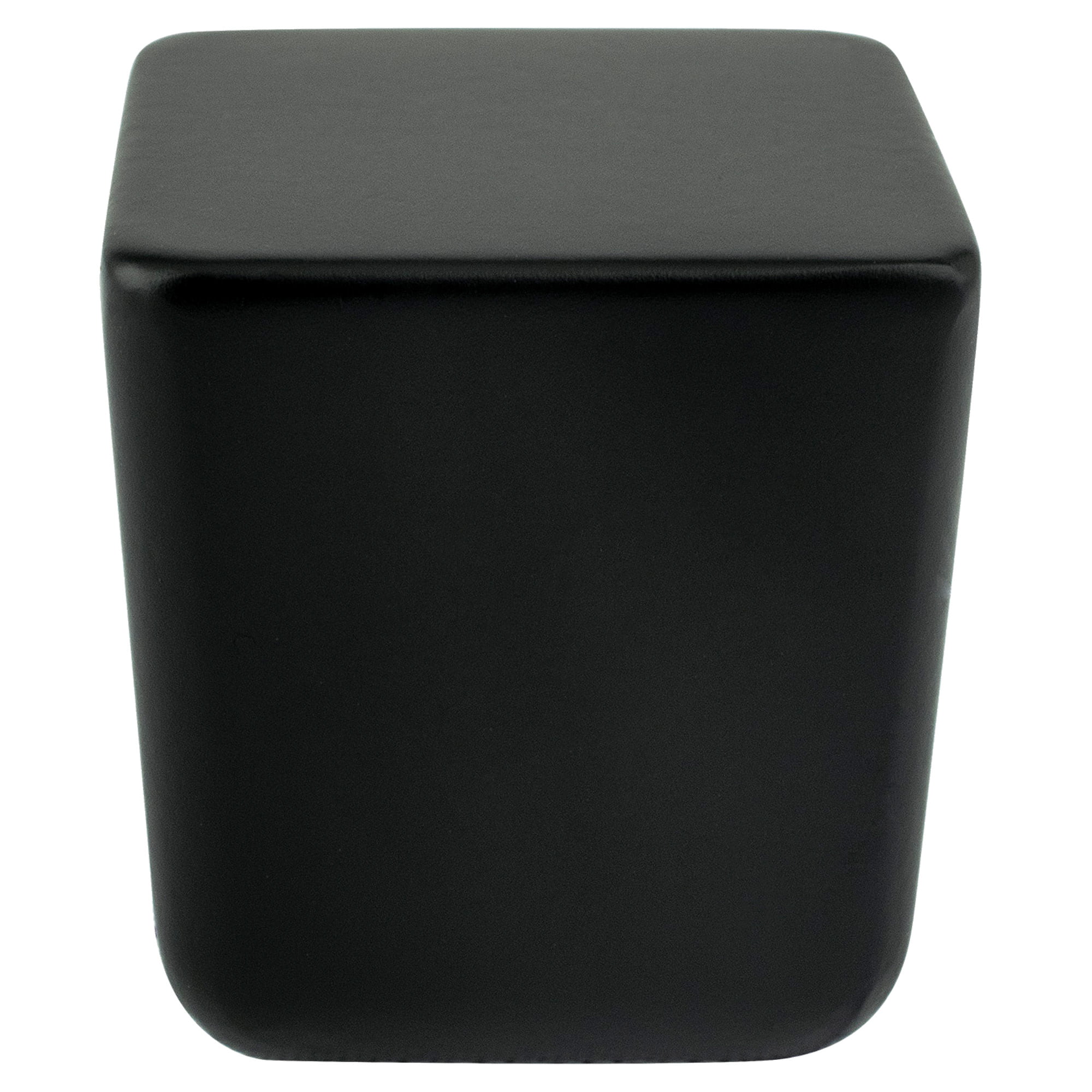 1343-1055-C Mini Zinc Square Knob, Black - Large